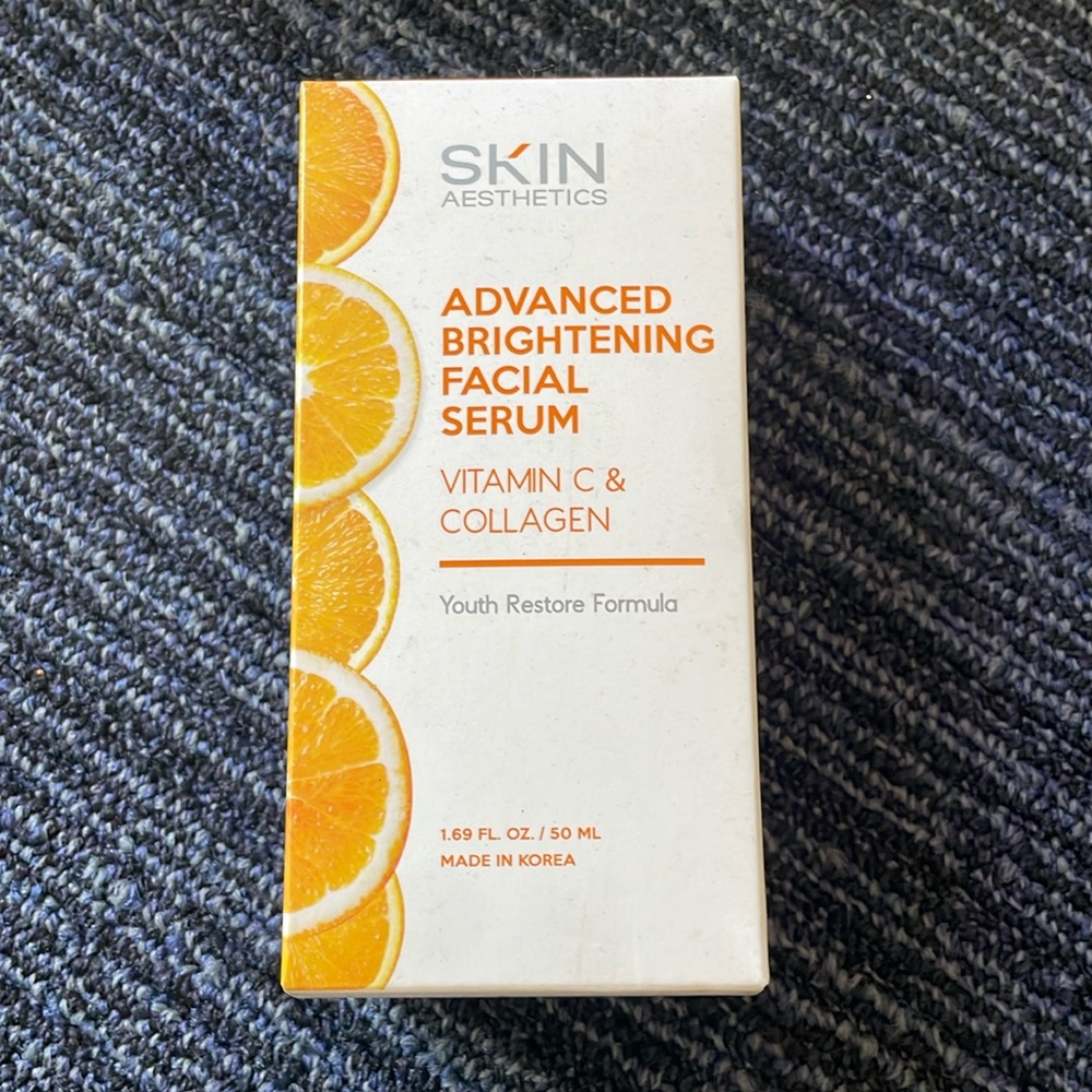 Skin Aesthetics Advanced Brightening Facial Vitamin C Serum With Collagen